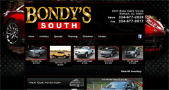 Desktop Screenshot of bondyssouth.com